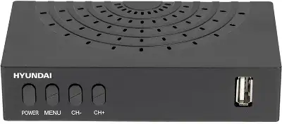 Ресивер DVB-T2 Hyundai H-DVB440 черный