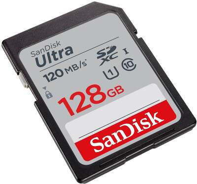 Флеш карта SD 128GB SanDisk SDXC Class 10 UHS-I U1 Ultra 140MB/s
