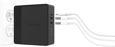 Зарядное устройство с аккумулятором Mophie Global Powerstation Hub 6000 мАч, Black [401102475]