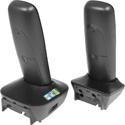 Panasonic KX-TG1612RUH (серый)  {Доп трубка в комплекте,АОН, Caller ID,12 мелодий звонка,поиск трубки}