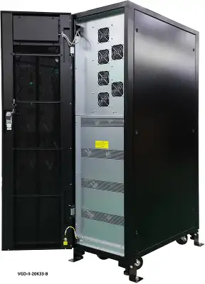 ИБП Powercom Vanguard-II-33 VGD-II-20K33, 200000VA, 18000W, клеммная колодка, черный