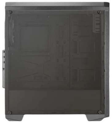 Корпус MIDITOWER ATX, Micro-ATX, Mini-ITX W/PSU 7х12cm ARGB Fan(1 предустановлен) черный с окном GENESIS-G-BK-v2 4711099473892 AEROCOOL