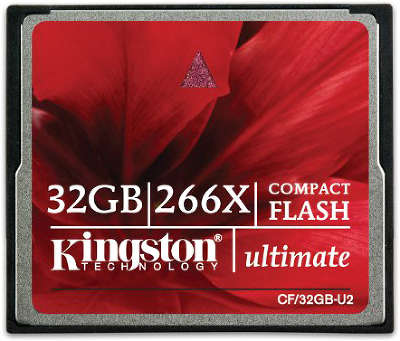 Карта памяти 32 Гб Compact Flash Kingston Ultimate 266x [CF/32GB-U2]