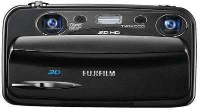 Цифровая фотокамера FujiFilm FinePix Real 3D W3 Black + плед в подарок!