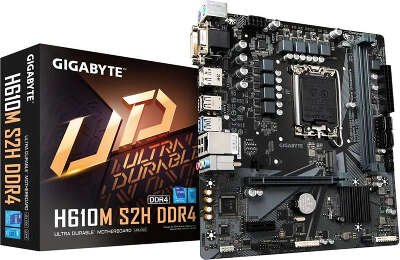 Материнская плата mATX LGA1700 GIGABYTE GA-H610M S2H DDR4