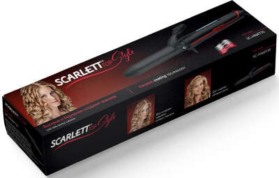 Щипцы Scarlett SC-HS60T35 35Вт черный/красный покрытие:керамическое (HS60T35)