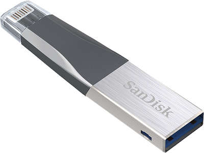 Модуль памяти SanDisk iXpand Mini USB3.0/Lightning 16 ГБ [SDIX40N-016G-GN6NN]