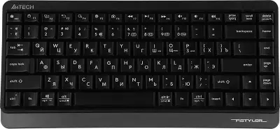 Клавиатура A4Tech Fstyler FBK11 черный/серый USB беспроводная BT/Radio slim