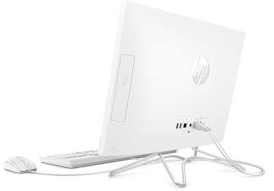 Моноблок HP 22-c0012ur 21.5" FHD J4005/4/500/WF/BT/Cam/Kb+Mouse/W10,белый (4GV53EA)