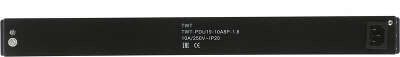 Блок распределения питания Lanmaster TWT-PDU19-10A8P-1.8 гор.размещ. 8xSchuko базовые 10A Schuko 1.8м