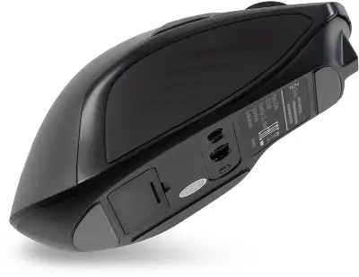 Мышь Оклик 502MW черный оптическая 2400dpi silent беспров. BT/Radio USB для ноутбука 9but (1978678)