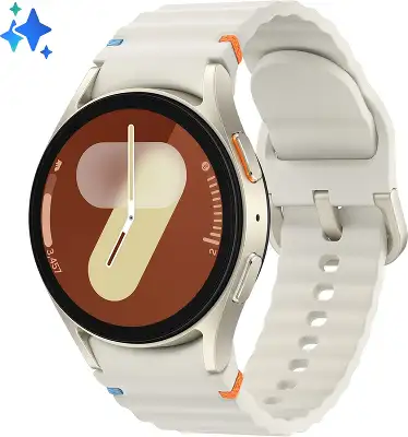 Смарт-часы Samsung Galaxy Watch 7 LTE 40мм 1.31" AMOLED корп.золото белое рем.золото белое (SM-L305FZEACAU)