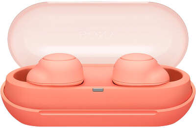 Беспроводные наушники Sony WF-C500, оранжевые