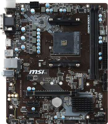 Материнская плата mATX LGAAM4 MSI A320M PRO-M2