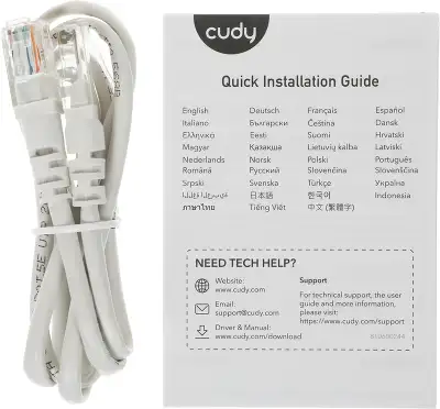Бесшовный Mesh роутер Cudy M3000 (M3000(3-PACK) WHITE) AX3000 100/1000/2500BASE-T белый (упак.:3шт)