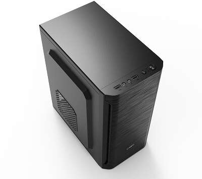 Корпус CBR MX10, черный, mATX, Без БП (PCC-MATX-MX10-WPSU)