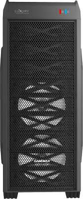 Корпус GameMax G501X White Led, черный, ATX, Без БП (G501X White Led)