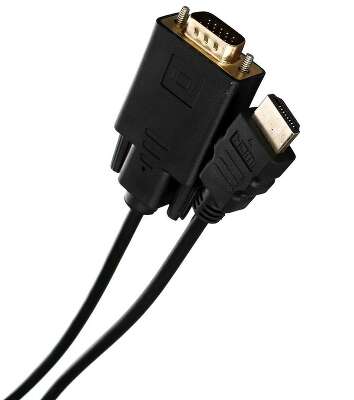 VCOM CG596-1.8M Кабель-переходник HDMI --> VGA_M/M 1,8м [4895182204010]
