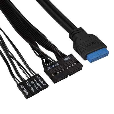 Корпус ExeGate CP-603UB, черный, ATX, 350W (EX283215RUS)