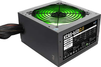 Блок питания 650W Aerocool KCAS PLUS GOLD ARGB [KCAS PLUS 650G] 80+ Gold