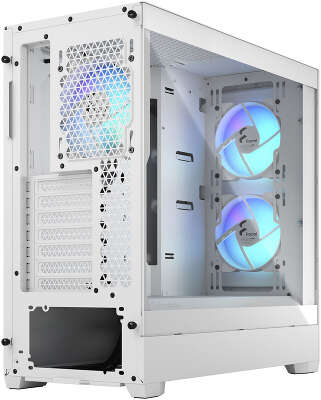 Корпус Fractal Design Pop Air RGB White TG Clear Tint, белый, ATX, Без БП (FD-C-POR1A-01)