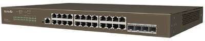 TENDA TEG5328F Коммутатор L3 управляемый в стойку 24-Ports 10/100/1000Base-T +  4-Ports 1000 Base-X SFP