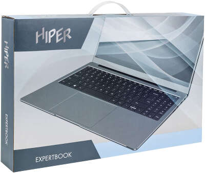 Ноутбук Hiper ExpertBook MTL1601 16.1" FHD IPS i3 1210U 1 ГГц/8 Гб/512 SSD/Dos