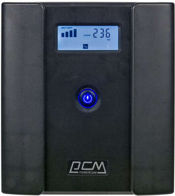Источник бесперебойного питания Powercom Raptor RPT-1500AP LCD 900Вт 1500ВА черный