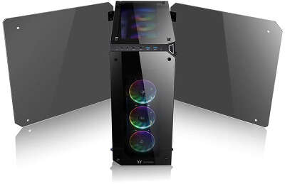 Корпус Thermaltake View 71 Tempered Glass RGB, черный, EATX, Без БП (CA-1I7-00F1WN-01)