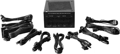 Блок питания Bloody ATX 1000W BD-PS1000G 80+ gold (20+4pin) APFC 140mm fan 12xSATA Cab Manag RTL
