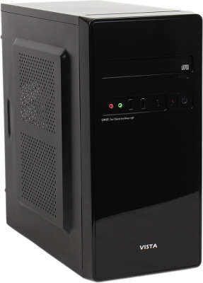 Корпус Sunpro VISTA VI mATX, 450Вт, черный, USB 2.0, Audio/Mic