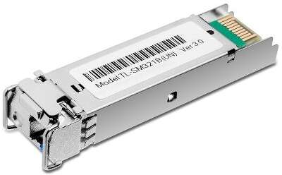 TP-Link SM321B WDM SFP-трансивер, 1000Base-BX (Simplex LC), Tx: 1310нм, Rx: 1550нм, одномод, до 20км
