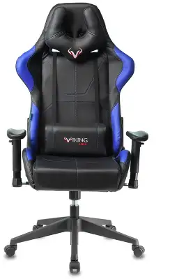 Кресло игровое Zombie VIKING 5 AERO черный/синий эко.кожа с подголов. крестов. пластик