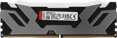 Память DDR5 48GB 6000MHz Kingston KF560C32RSA-48 Fury Renegade Silver RGB RTL Gaming PC5-48000 CL32 DIMM UDIMM 288-pin 1.35В single rank с радиатором Ret
