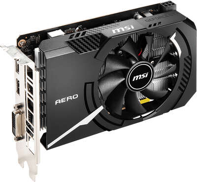 Видеокарта MSI nVidia GeForce GTX1650 Aero ITX OCV1 4Gb GDDR6 PCI-E DVI, HDMI, DP