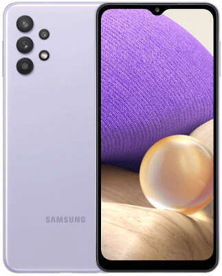 Смартфон Samsung SM-A325F Galaxy A32 64Гб Dual Sim LTE, фиолетовый (SM-A325FLVDSER)