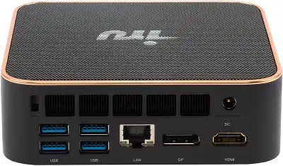 Неттоп IRU Tactio 525 Ryzen 5 6600H (3.3) 16Gb SSD512Gb 660M Windows 11 Pro GbitEth WiFi BT 120W черный (2057781)