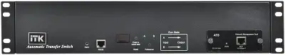 АВР ITK ATS-16-1U-0 1U 19" ввод:1x2P+PE выход:2x2P+PE16A черный