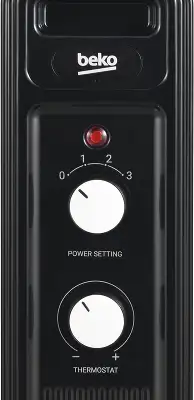 Радиатор масляный Beko Winter Range RHO 6320 B 2000Вт черный