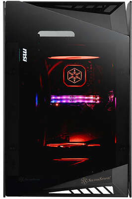 Корпус SilverStone LD03-AF, черный, mini-ITX, Без БП (SST-LD03B-AF)