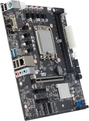 Материнская плата IRU H610M-VHD/D4M.2 Soc-1700 2xDDR4 mATX AC`97 6ch(5.1) GbLAN+VGA+HDMI+DP