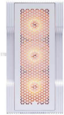 1STPLAYER Корпус TRILOBITE T3 White / mATX, TG / 4x 120mm LED fans inc. / T3-WH-4F1-W