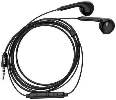 HOCO M55/ Наушники + микрофон/ Кнопка ответа/ 1.2м/ 3.5 mm jack/ Black