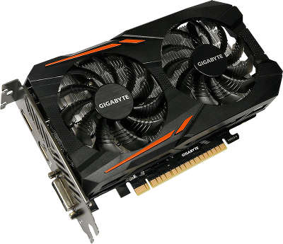 Видеокарта PCI-E NVIDIA GeForce GTX1050Ti 4096MB GDDR5 Gigabyte [GV-N105TOC-4GD]