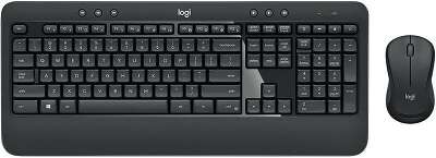 Клавиатура + мышь Logitech MK540 клав:черный мышь:черный USB беспроводная slim Multimedia (920-008686)