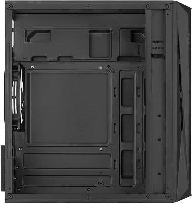 Корпус AeroCool CS-107-A-BK-v2, черный, mATX, Без БП (CS-107-A-BK-v2 )