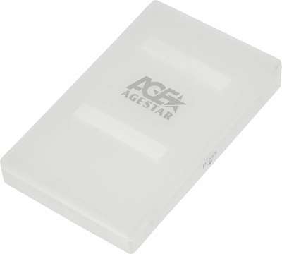 Внешний корпус для HDD AgeStar SUBCP1 SATA белый 2.5"