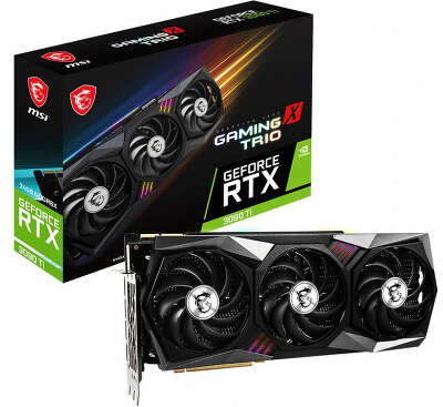 Видеокарта MSI NVIDIA nVidia GeForce RTX 3090 Ti GAMING X TRIO 24G 24Gb DDR6X PCI-E HDMI, 3DP