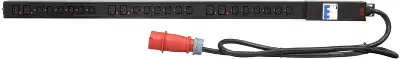 Блок распределения питания Powercom PDU-32AV24-18C3-6C9-3P верт.размещ. 18xC13 6xC19 3x32A IEC 60309 2м