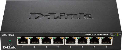 Коммутатор D-Link Gigabit DGS-1008D 8*10/100/1000